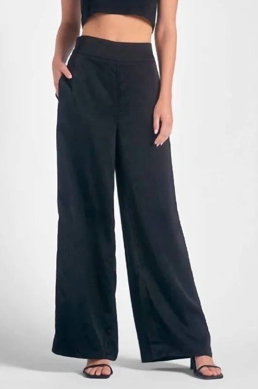 Women's Clothing Apparel Sets Quality Wear Traci Trousers In Black