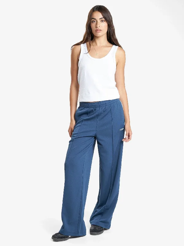 Women's Vacation Outfit Set Crazy Price Slashing Sphere Tricot Track Pant - Ensign Blue