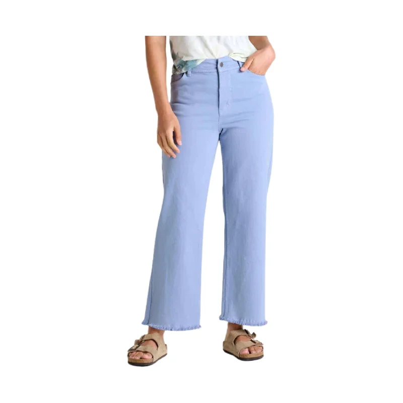 Women's Festive Attire Limited - Stock Toad & Co Women's Balsam Seeded Cutoff Pant - Weathered Blue - ONLINE STORE CREDIT/EXCHANGE ONLY