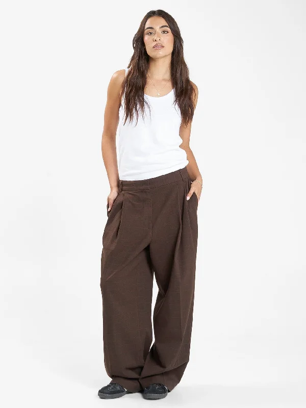 Formal Attire For Women Trendy And Individual Women's Fashion Giovanna Trouser - Burnt Chestnut