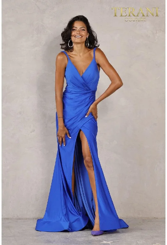 Women's Holiday Outfit Spring Fashion Terani Couture 2111P4037 Sleeveless Long Prom Dress Sale