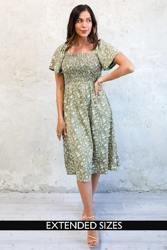 Classic Clothes For Women Buy More, Save More The Franklin Midi Dress in Jade Lime FINAL SALE