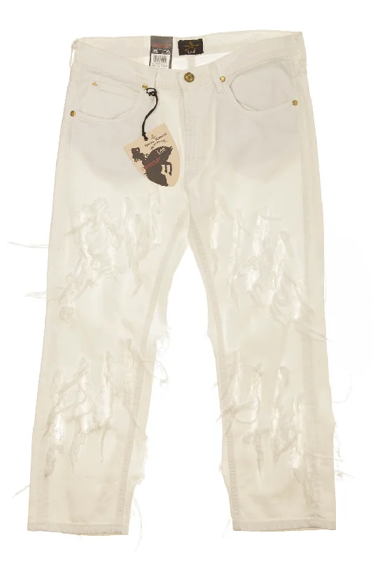 Women's Sporty Clothes Trendy Women’S Wear Vivienne Westwood - New With Tags White Ripped Jeans - US 28