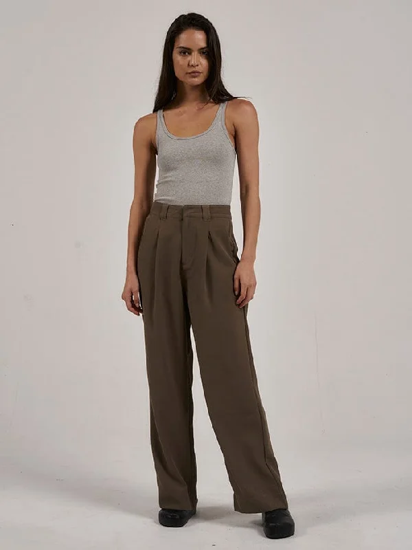 Women's Comfortable Apparel Chic Style Artisan Pant - Fungi