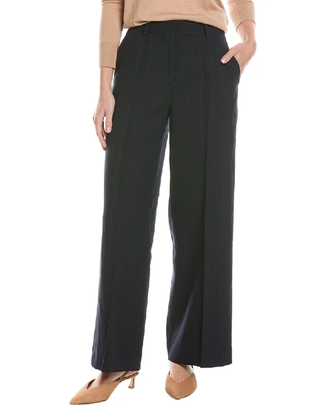 Timeless Women's Clothes Must Haves Reiss Willow Pinstripe Wide Leg Wool-Blend Pant