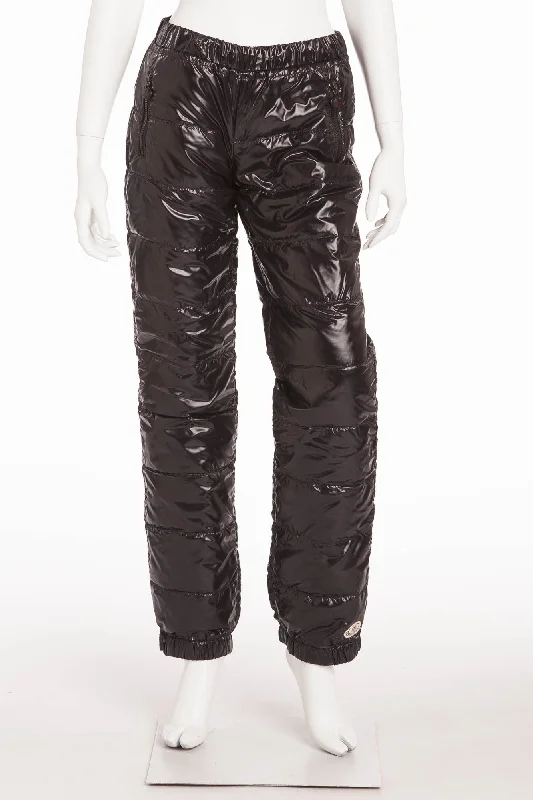 Stylish Women's Outerwear Apparel Exclusive Sale Moncler - Black Puffy Ski Pants - IT 40