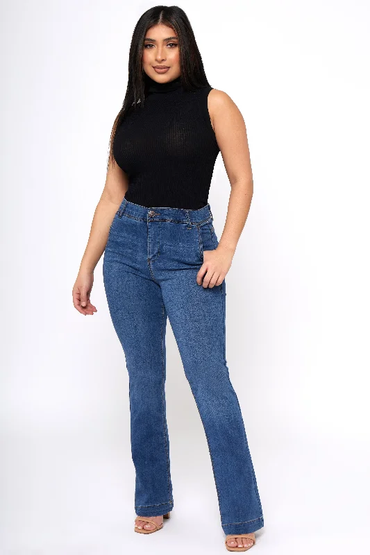 Women's Casual Apparel Clearance Event Oh So 90's - Flare Trousers