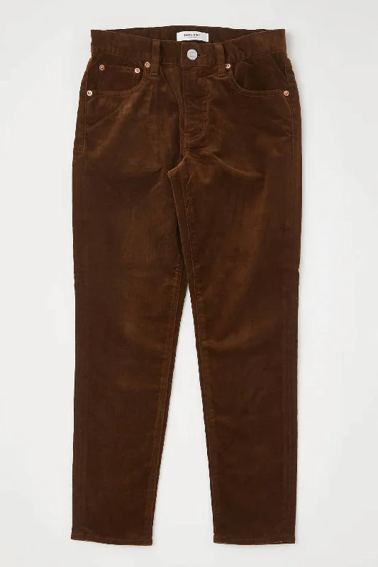 Women's Resort Garments Break Fashion Norms Mv Lyndon Corduroy Skinny Jeans In Camel