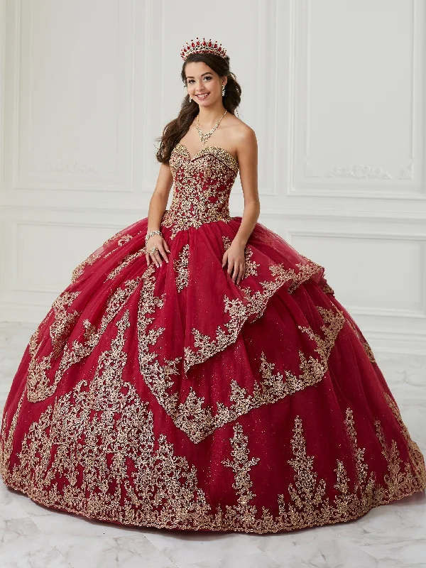 Affordable Luxury Women's Apparel Seasonal Sale Strapless Quinceanera Dress by Fiesta Gowns 56430