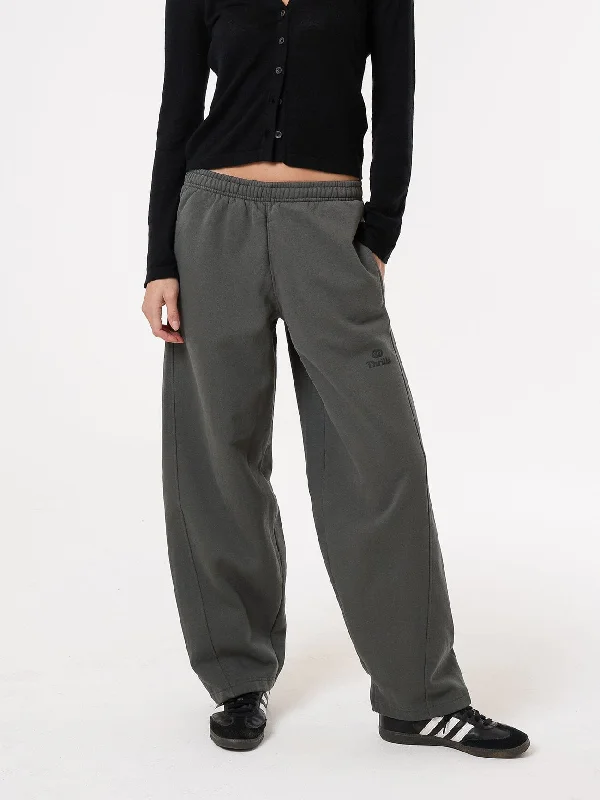 Women's Cozy Outfit For Lounging Embrace New Fashion Arts and Industrial Track Pant - Merch Black