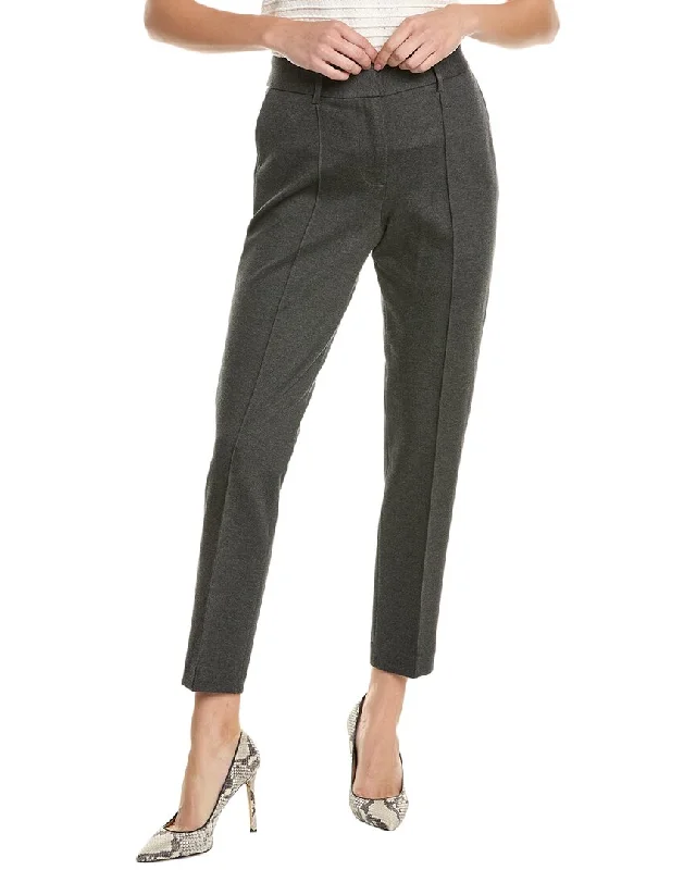 Women's Evening Clothes Season Transition Versatile Wear Clearance Tahari ASL Darted Ponte Pant