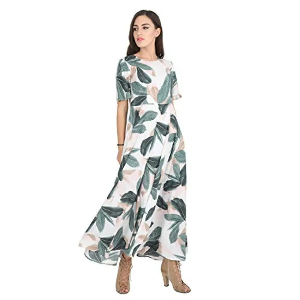 Stylish Women's Apparel Forward Trendsetter RUDRAKRITI Women's Maxi Dress