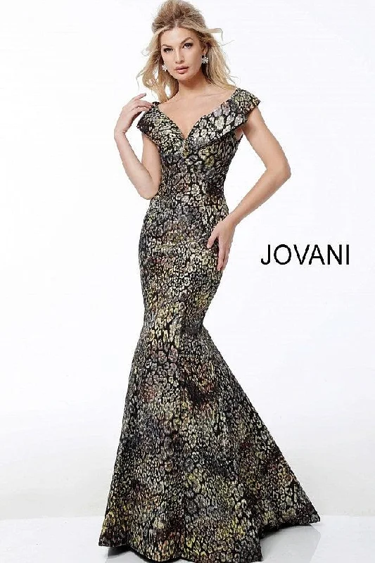 Women's Clothing For Everyday Wear Limited Edition Jovani 61148 Off Shoulder Mermaid Long Prom Dress