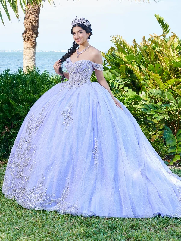 Stylish Women's Apparel Big Savings On Rustic Countryside Styles Applique Off Shoulder Quinceanera Dress by Fiesta Gowns 56493