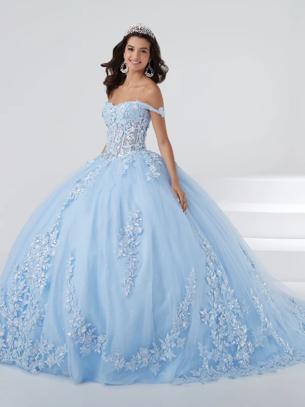 Women's Holiday Attire Elevated Style Off Shoulder Corset Quinceanera Dress by Fiesta Gowns 56461