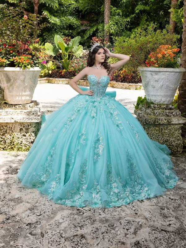 Women's Clothes For Special Occasions Evening Looks Applique Sweetheart Ball Gown by LizLuo Quince 26100