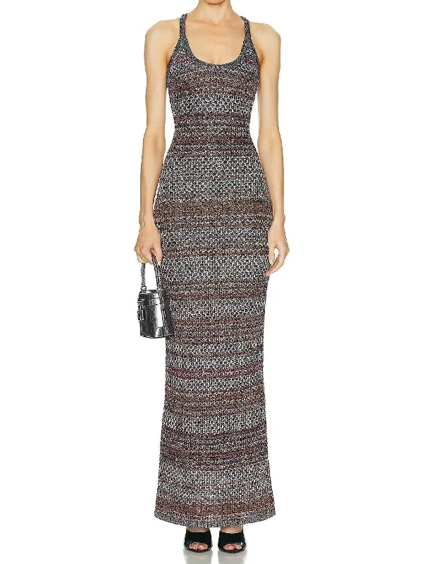 Women's Trendy Clothes Discover Now Sleeveless Long Dress In Multicolor