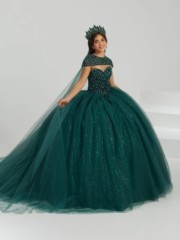 Women's Luxury Apparel Celebrate With Big Savings Strapless Cape Quinceanera Dress by Fiesta Gowns 56480