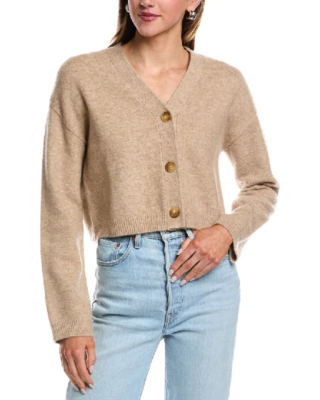 Women's Formal Event Attire Weekend Special REVERIEE Cashmere-Blend Cardigan