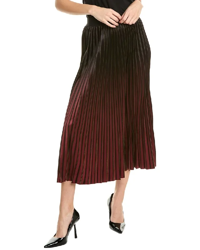 Women's Workout Clothing Embrace New Fashion Gracia Gradient Pleated Velvet Skirt