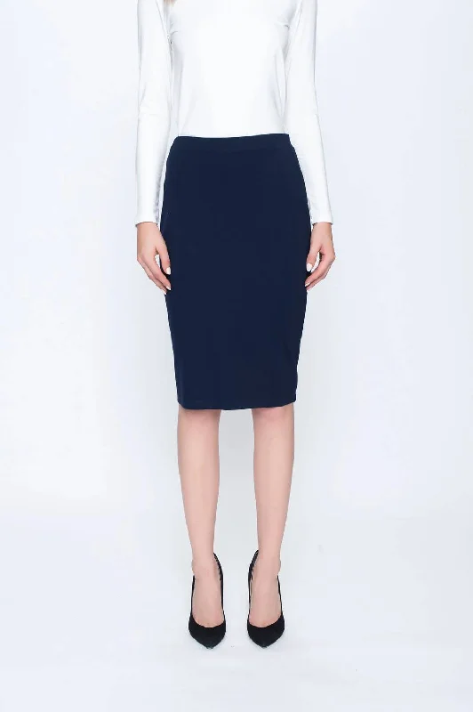 Women's Clothing And Garments Sets Hot Trends Women's Pencil Skirt In Deep Navy