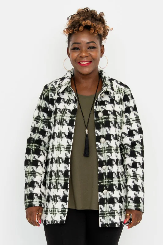 Casual Apparel For Women Exclusive Sale Cherie Coat, Houndstooth