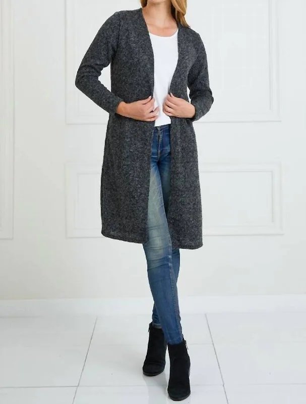 Stylish Women's Clothing Holiday Sale Cullen Cardigan In Charcoal