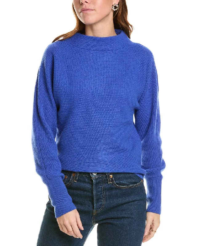 Fashionable Women's Clothing Chic & Cozy Apparel sofiacashmere Dolman Funnel Neck Cashmere Sweater