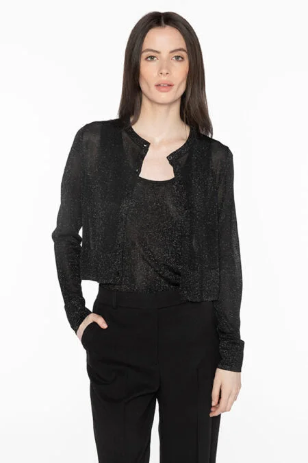 Women's Professional Outfit Unbeatable Prices Kinross Cashmere Shimmer Crop Cardigan