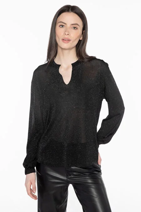 Women's Trendy Outfit Attire Sale Kinross Cashmere Shimmer Splitneck