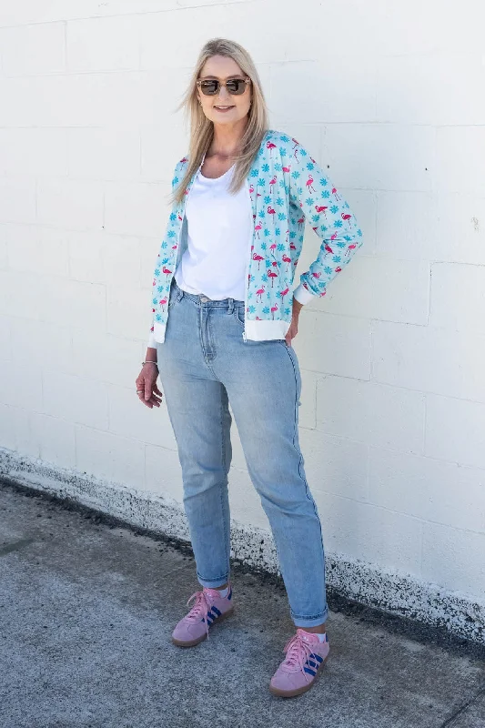 Trendy Athleisure Clothing For Women Get The Latest Trends Bright Flamingo - Tully Zip Up