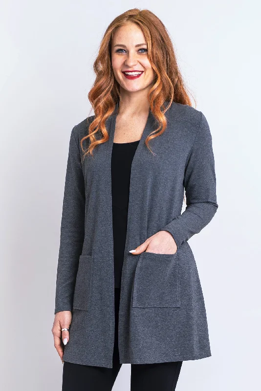 Women's Trendy Attire Bid Farewell To The Old Season Pauline Jacket, Graphite, Bamboo