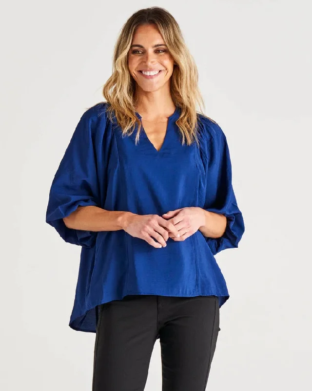 Women's Cozy Winter Attire Luxe Layering Betty Basics Julia Blouse