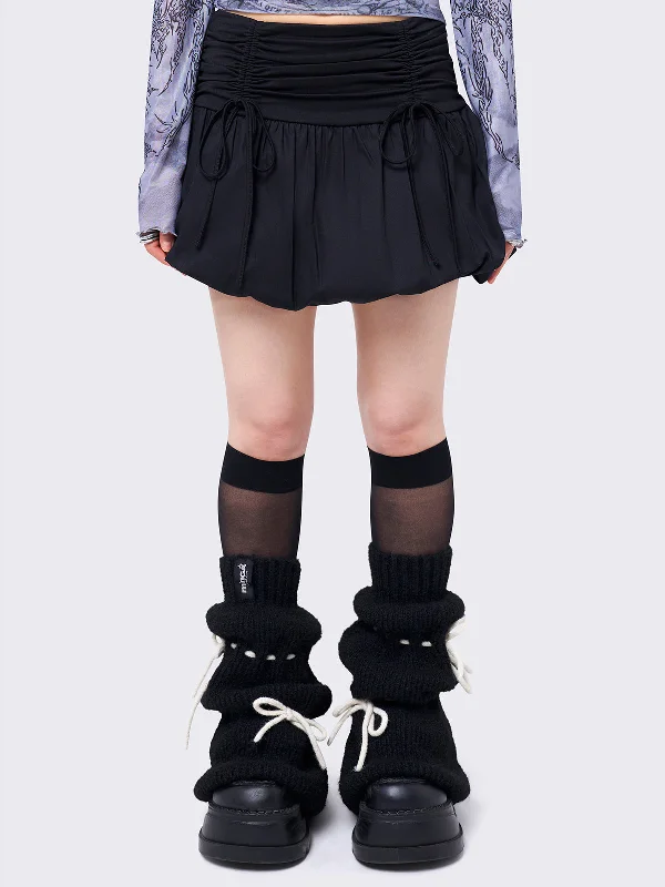 Women's High-End Clothing Sophisticated Cut Nina Puffball Mini Skirt