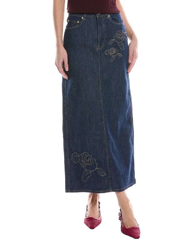 Women's Casual Wear Clothing Special Offer For You GANNI Denim Maxi Skirt