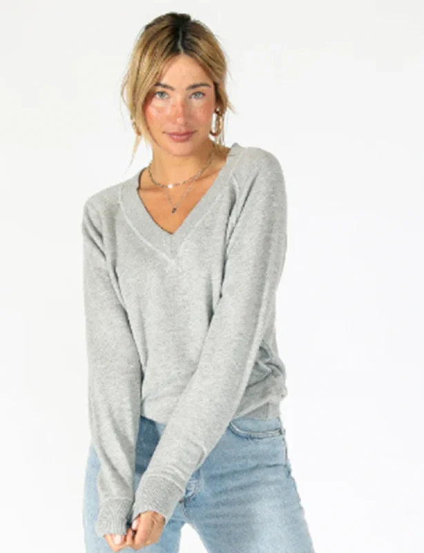 Women's Clothing For Work Clearance Event Sinead Sweatshirt, Heather Grey