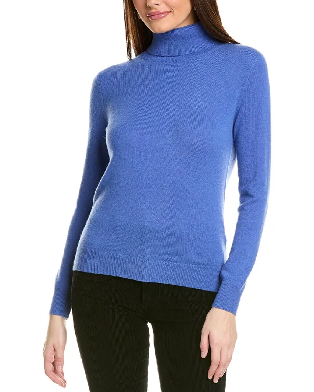 Women's Clothing For Work Vibrant Femme Fashion Amicale Cashmere Basic Turtleneck Cashmere Sweater